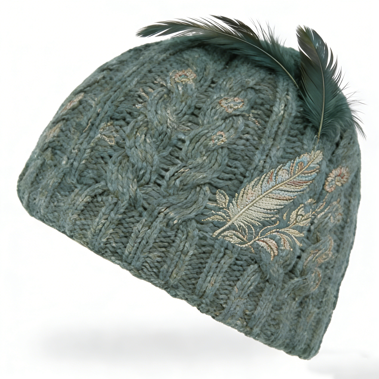 Forest Feather Knit