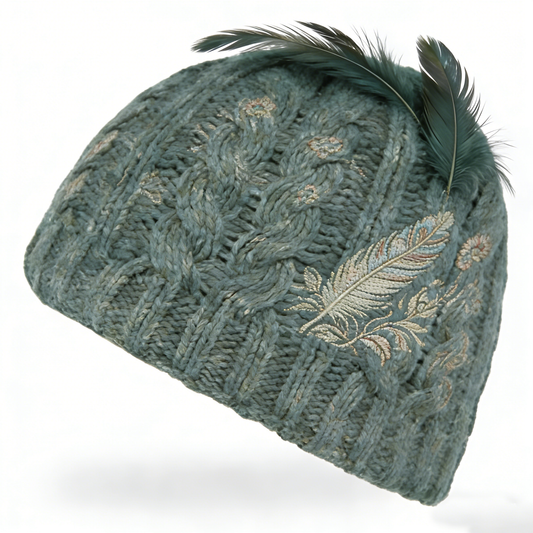 Forest Feather Knit