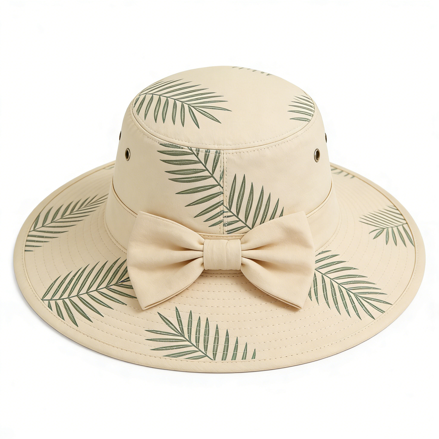 Palm Leaf Straw Bucket Hat