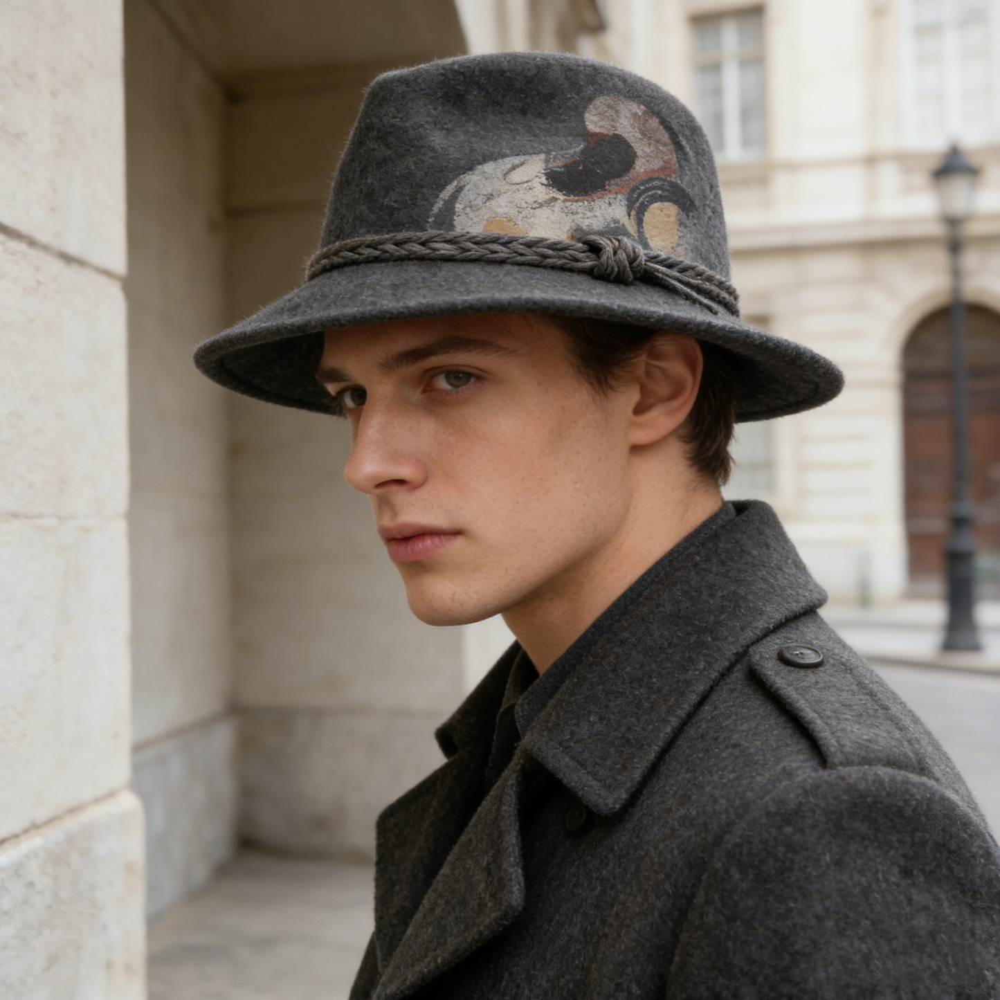 Grey Fishing Cap