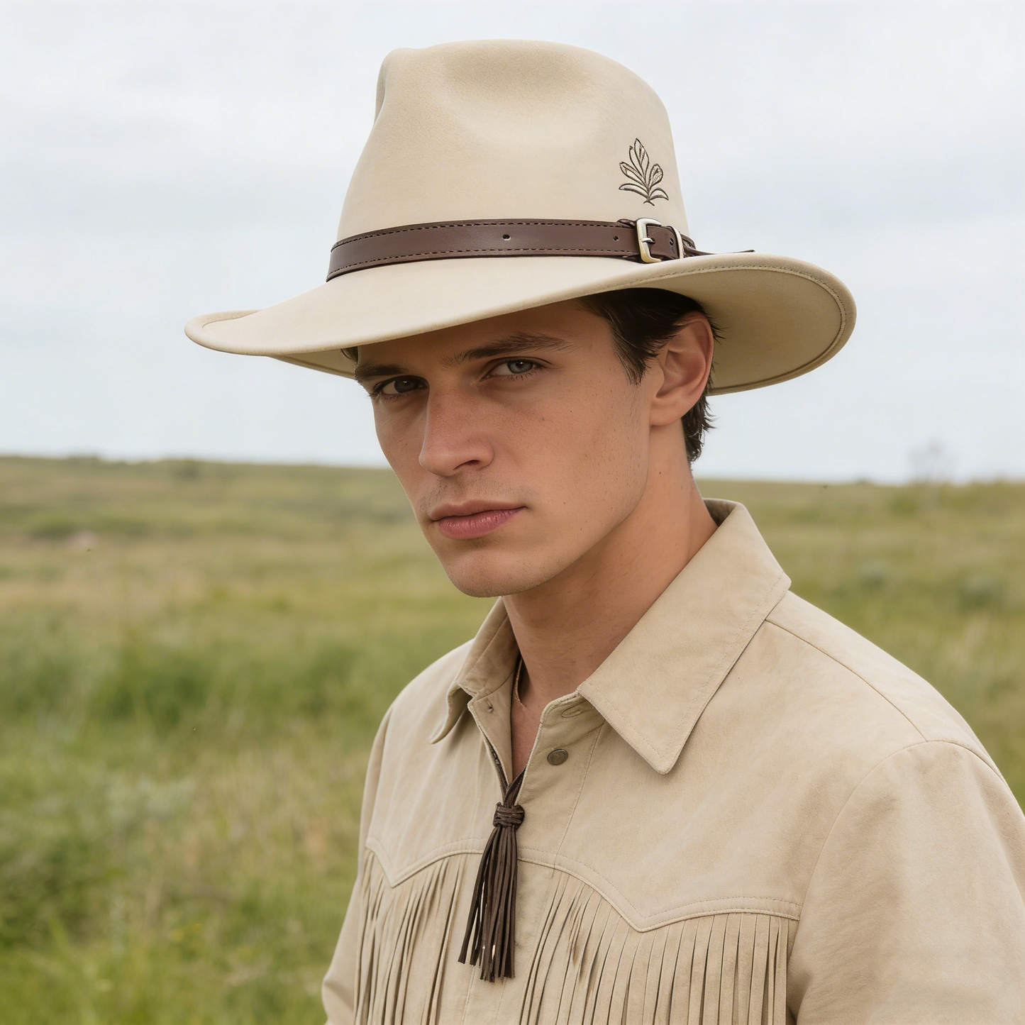 Earthy Leaf Brim Hat